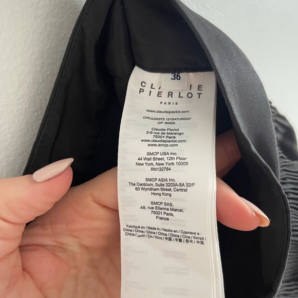 Current collection Claudie Pierlot - Mini black skirt - Picture 3 of 3